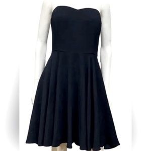 Vineyard Vines Solid Holiday Flounced Dress NWT - Jet Black - Sz16